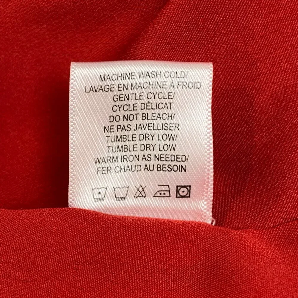 Frances Valentine Barbara Gathered Colorblock Midi Skirt | XL | Lined - Picture 4 of 13